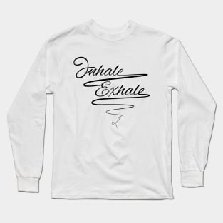 Love Yoga - inhale exhale - Zen T-shirt Long Sleeve T-Shirt